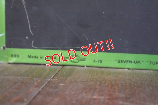 画像7: dp-181101-18 7up / 1970's Menu Board