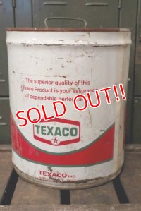 dp-181101-25 TEXACO / 1970's 5 Gallons Oil Can
