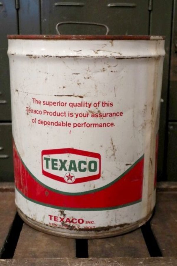 画像1: dp-181101-25 TEXACO / 1970's 5 Gallons Oil Can