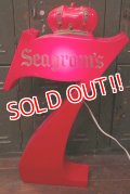 dp-181101-23 Seagram's 7 Crown Whiskey / 1970's-1980's Lighted Sign