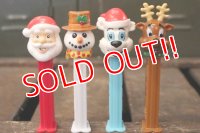 pz-130917-04 Christmas / 2000's PEZ Dispenser Set of 4