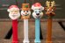 画像1: pz-130917-04 Christmas / 2000's PEZ Dispenser Set of 4 (1)