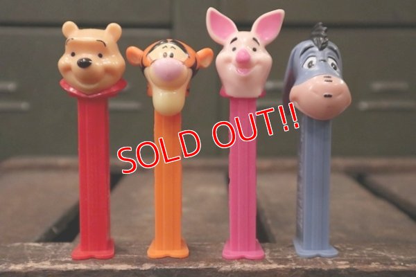 画像1: pz-130917-04 Winnie the Pooh / 1990's PEZ Dispenser set of 4