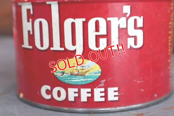画像2: dp-181101-50 Folger's Coffee / Vintage Tin Can