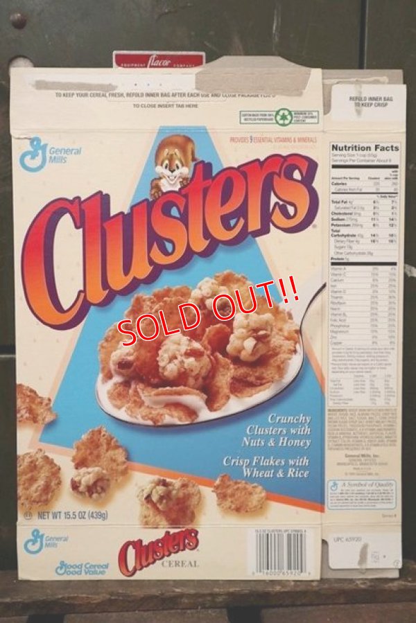 画像1: ad-130507-01 General Mills / Clusters 1995 Cereal Box