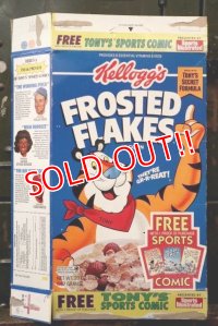 ad-130507-01 Kellogg's / FROSTED FLAKES 1989 Cereal Box