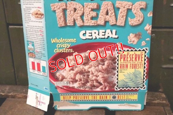 画像3: ad-130507-01 Kellogg's / RICE KRISPIES TREATS 1992 Cereal Box