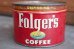 画像3: dp-181101-50 Folger's Coffee / Vintage Tin Can