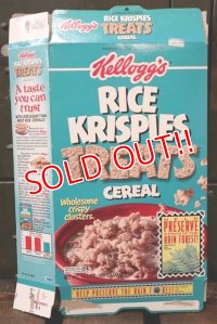 ad-130507-01 Kellogg's / RICE KRISPIES TREATS 1992 Cereal Box