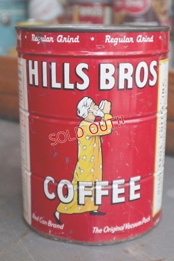 画像1: dp-181101-49 HILLS BROS COFFEE / Vintage Tin Can