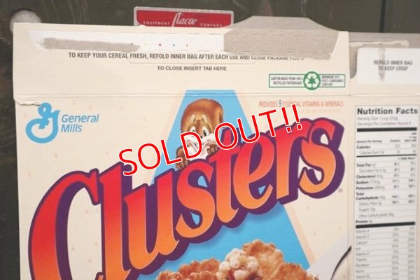 画像2: ad-130507-01 General Mills / Clusters 1995 Cereal Box