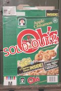 ad-130507-01 QUAKER / Oh!s Apple Cinnamon 1989 Cereal Box