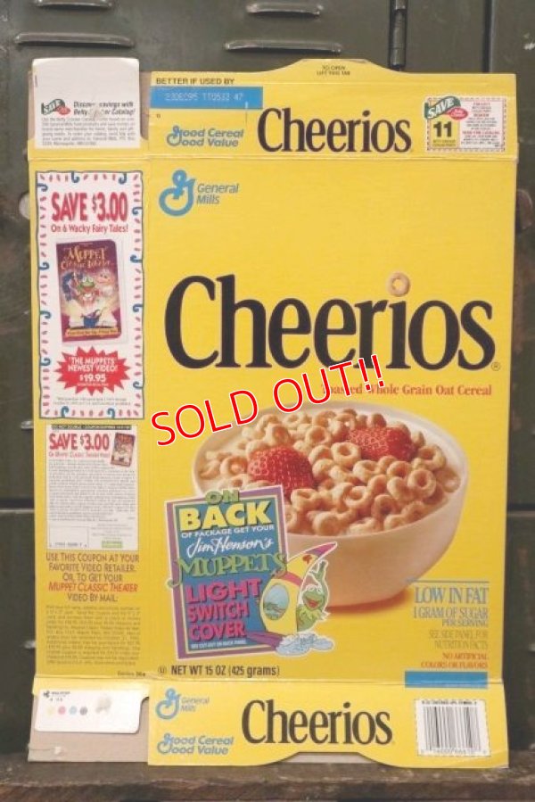 画像1: ad-130507-01 General Mills / Cheerios 1995 Cereal Box "Muppets"