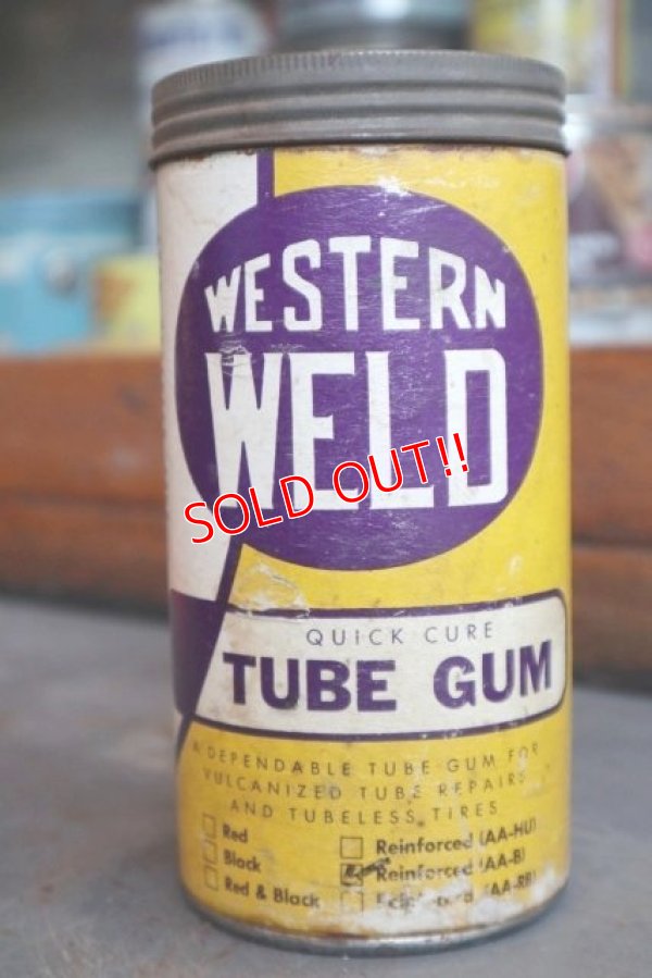 画像1: dp-181101-60 Western WELD / Vintage TUBE GUM Box