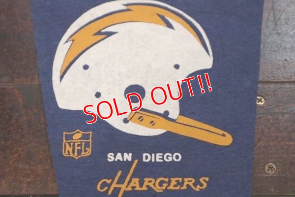 画像3: ct-181101-82 SAN DIEGO CHARGERS / Vintage Pennant