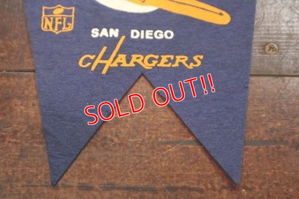 画像4: ct-181101-82 SAN DIEGO CHARGERS / Vintage Pennant