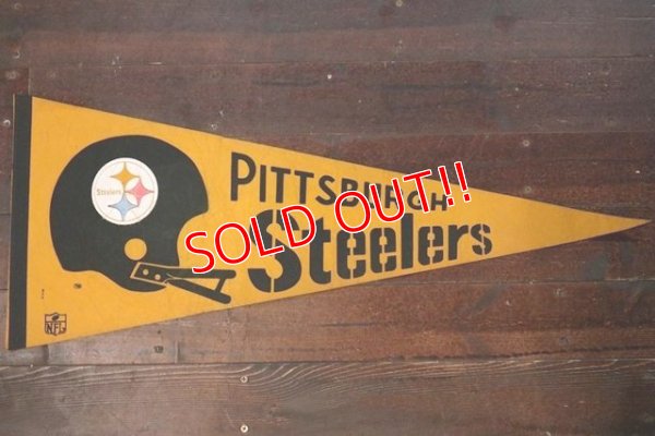 画像1: ct-181101-83 Pittsburgh Steelers / Vintage Pennant