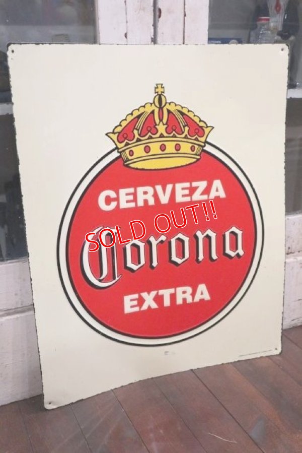 画像1: dp-181101-98 Corona / Vintage Metal Sign