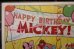 画像4: ct-181101-77 HAPPY BIRTHDAY MICKEY / 1978 Place Mat