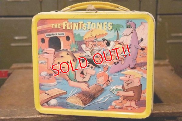 画像1: ct-181101-108 The Flintstones  / Aladdin 1960's Metal Lunch Box