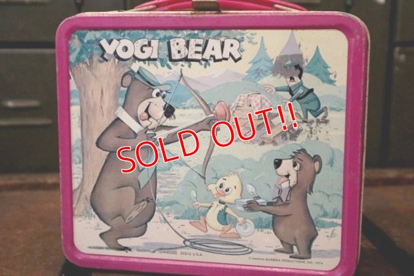 画像2: ct-181101-107 Yogi Bear / Aladdin 1970's Metal Lunch Box