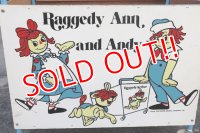 ct-181101-135 Raggedy Ann & Andy / 1970's Toy Box Cart