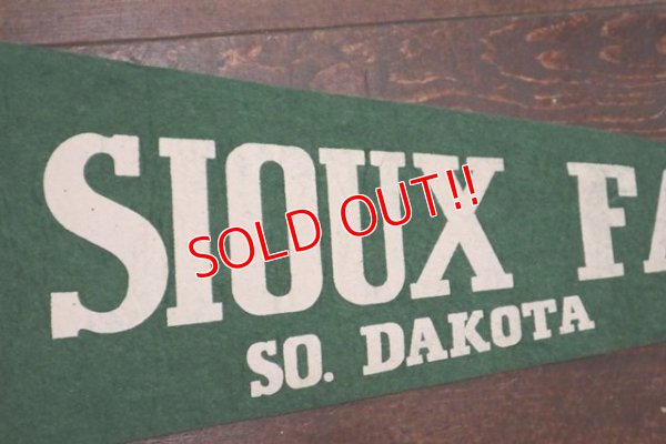 画像4: dp-181115-04 SIUOX FALLS / 1950's Pennant