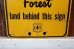 画像4: dp-181115-01 U.S.Forest Service / National Forest Property Boundary Sign (4)