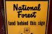 画像3: dp-181115-01 U.S.Forest Service / National Forest Property Boundary Sign (3)