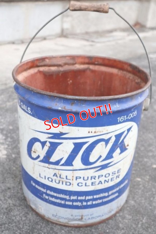 画像1: dp-181115-15 CLICK / Liquid Cleaner Vintage Bucket Can