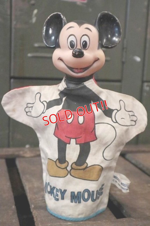 画像1: ct-181201-09 Mickey Mouse / 1970's Hand Puppet