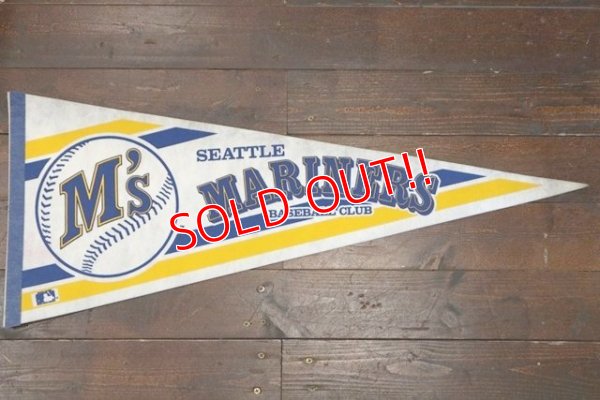 画像1: dp-181115-05 SEATTLE MARINERS / 1980's Pennant