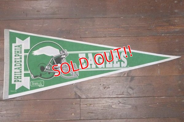 画像1: dp-181115-05 PHILADELPHIA EAGLES / 1980's Pennant