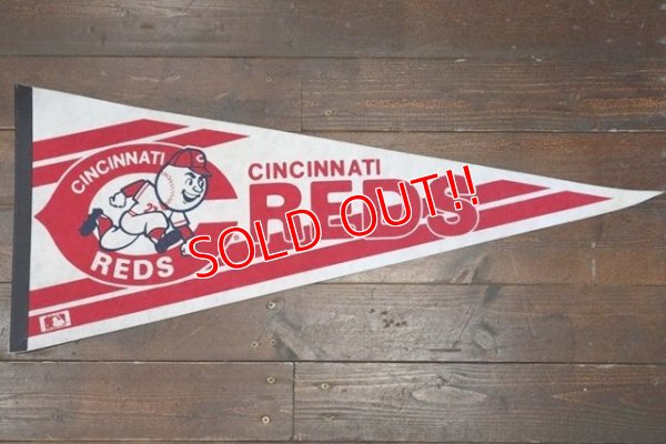 画像1: dp-181115-05 CINCINNATI REDS / 1980's Pennant