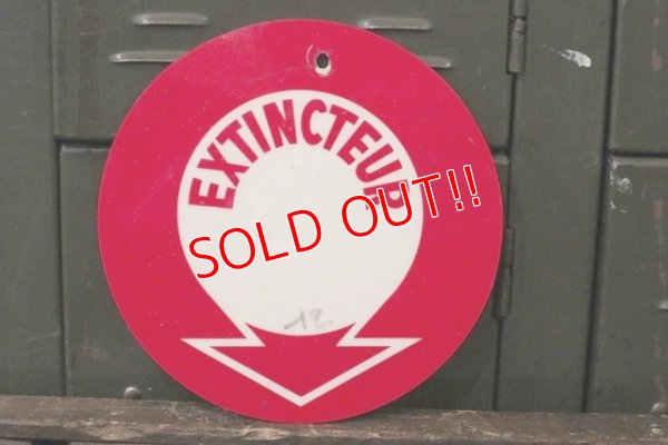 画像1: dp-181201-17 EXTINCTEUR Plastic Sign