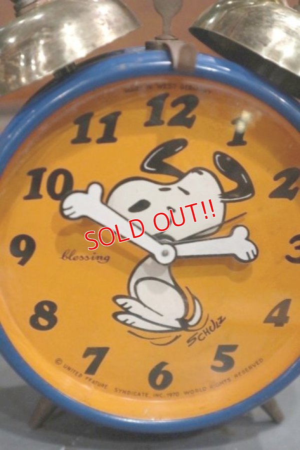 画像2: ct-181203-03 Snoopy / Blessing 1970's Alarm Clock