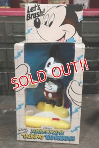 ct-181203-06 Mickey Mouse / Helm 1980's Talking Toothbrush