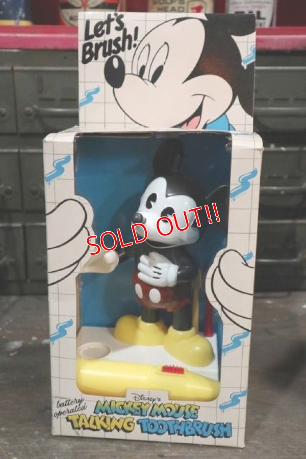 画像1: ct-181203-06 Mickey Mouse / Helm 1980's Talking Toothbrush