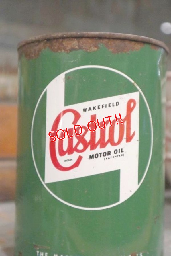 画像2: dp-181203-06 Castrol / 1950's Motor Oil Can