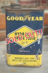 dp-181203-03 GOODYEAR / 1950's Hydraulic Brake Fluid Can