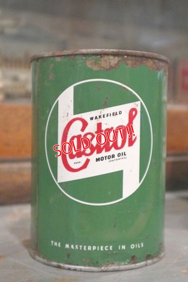 画像1: dp-181203-06 Castrol / 1950's Motor Oil Can