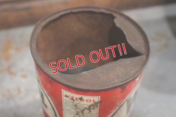画像5: dp-181203-04 VEEDOL / 1950's Motor Oil Can