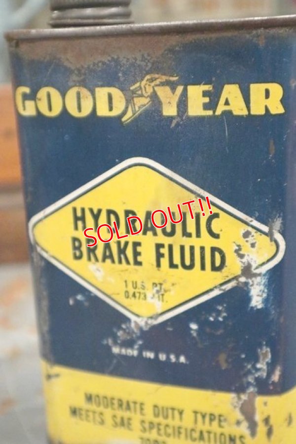 画像2: dp-181203-03 GOODYEAR / 1950's Hydraulic Brake Fluid Can