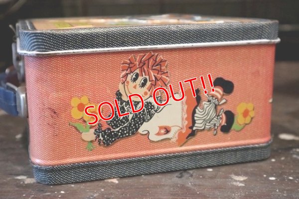 画像5: ct-181203-30 Raggedy Ann and Andy / Aladdin 1973 Metal Lunch Box