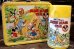 画像1: ct-181203-07 Mickey Mouse Club / Aladdin 1970's Lunchbox & Thermos (1)