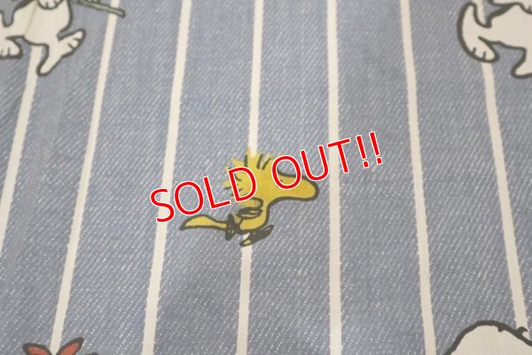 画像6: ct-181203-66 PEANUTS Snoopy / 1970's Flat Sheet (Twin size)
