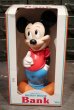 画像1: ct-181203-37 Mickey Mouse / ILLCO Toy 1980's Coin Bank (Box) (1)