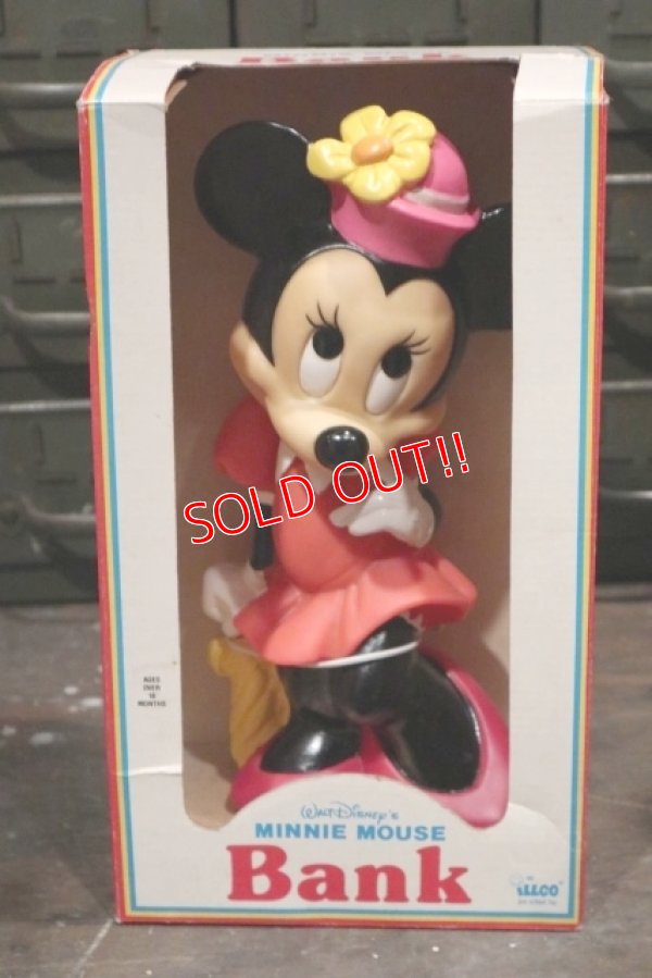 画像1: ct-181203-38 Minnie Mouse / ILLCO Toy 1980's Coin Bank (Box)