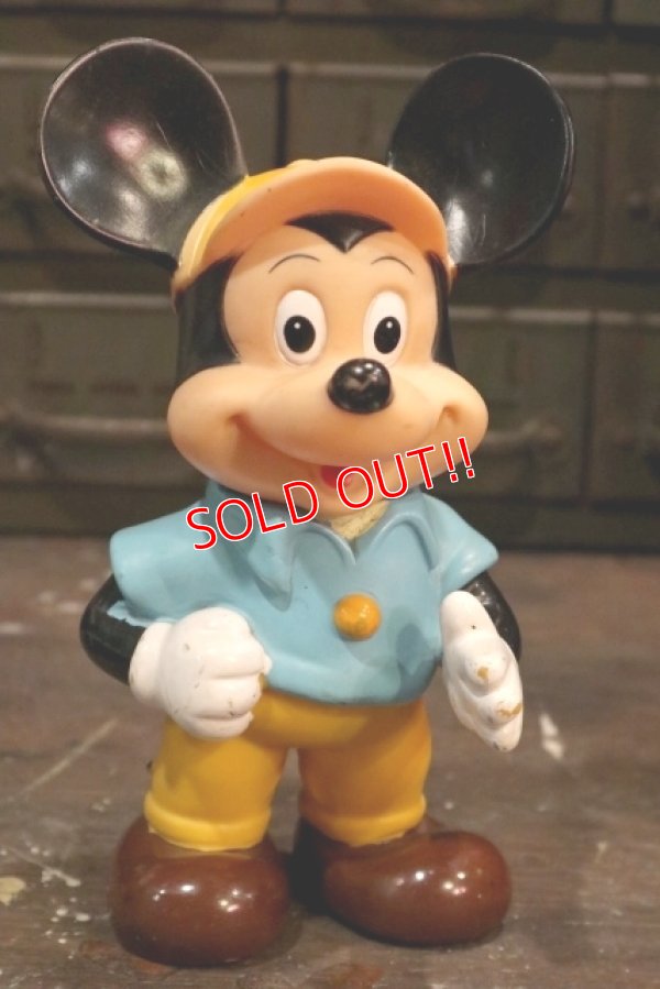 画像1: ct-181203-22 Mickey Mouse / 1980's Rubber Doll "JAPAN"