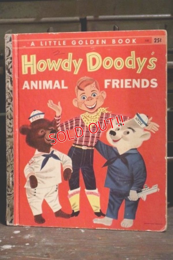 画像1: ct-181203-75 Howdy Doody's Animal Friens / 1950's Little Golden Book